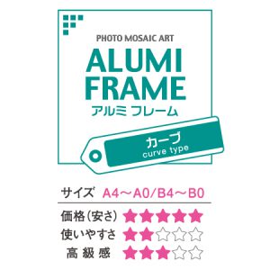 アルミフレーム・カーブ