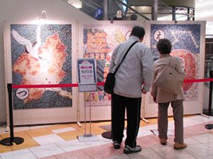 イオンモール高崎　周年祭企画モザイクアート