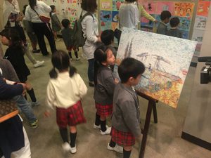 色彩の奇跡 印象派展 モザイクアート