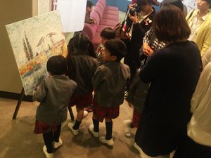 色彩の奇跡 印象派展 モザイクアート