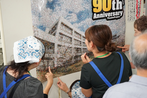 神奈川県立 川崎高校様 創立90周年記念モザイクアート
